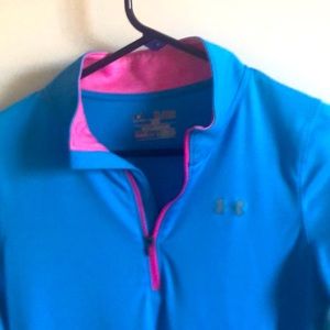 Youth UnderArmour 1/4 zip HeatGear